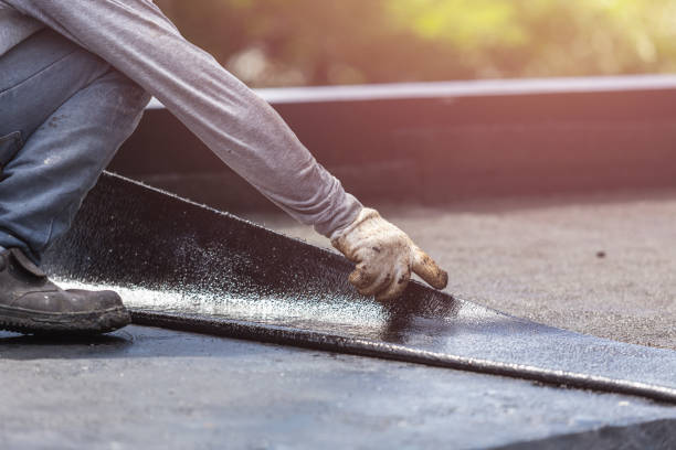 Professional Emergency Waterproofing technician working in Hortonville, WI